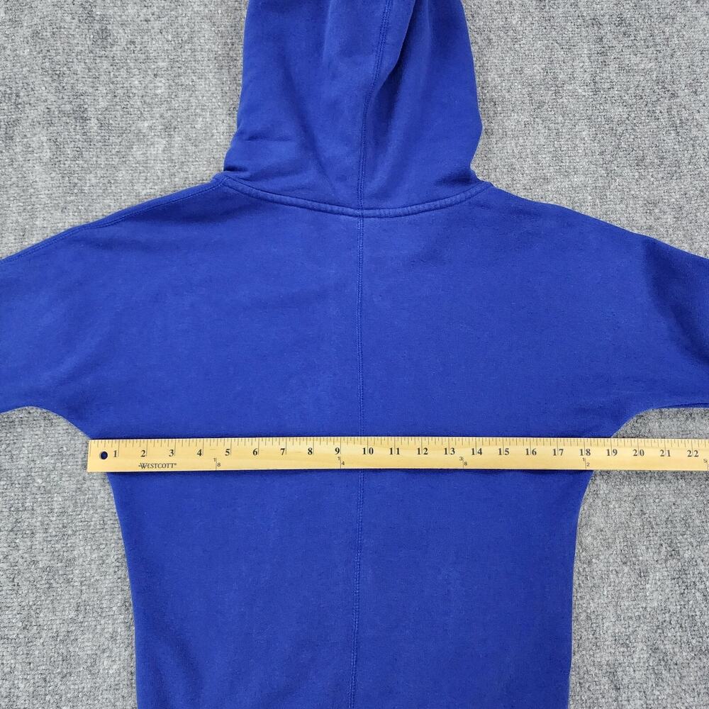 Nike Hoodie Womens XS Blue Full Zip Sportswear Big Logo Active Sweatshirt Fleece - Picture 4 of 16